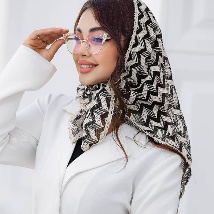 روسری 3 گوش  دانتل