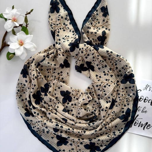 روسری نخی دست دوز