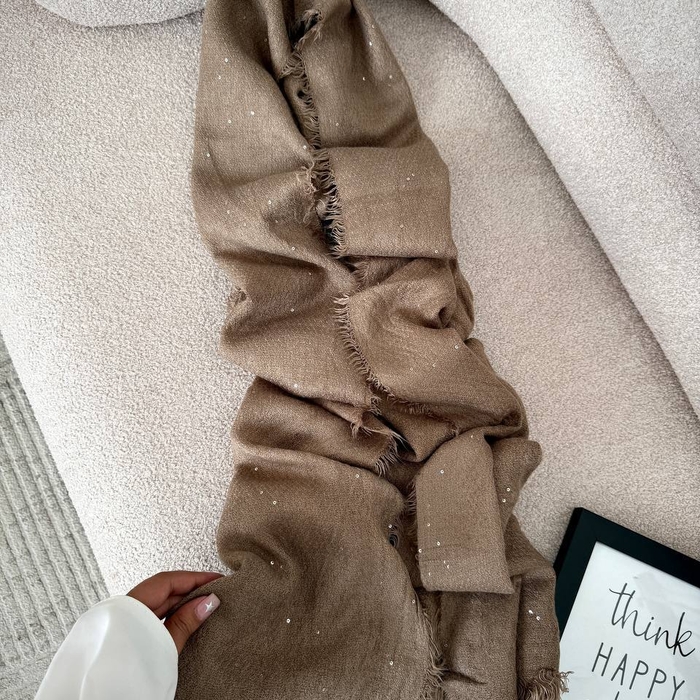 شال کنفی پولکی