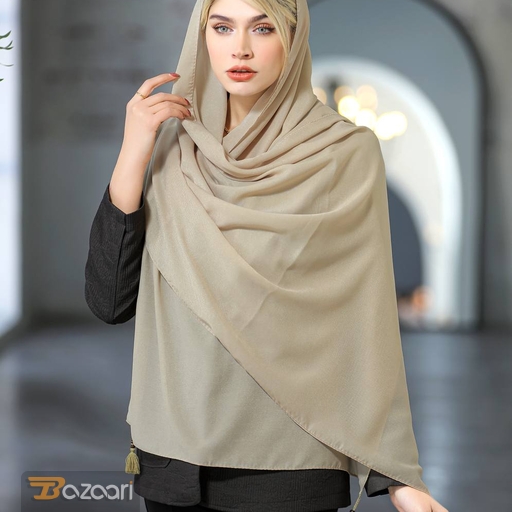 شال رنگبندی ساده فاویانا