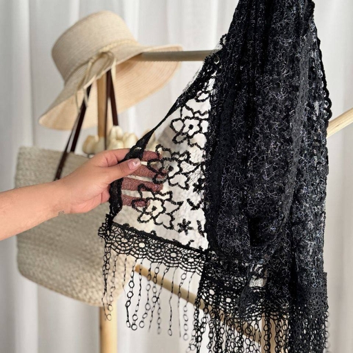 شال مزونی مشکی