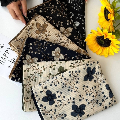 روسری نخی دست دوز