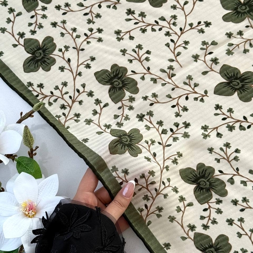 روسری نخی دست دوز