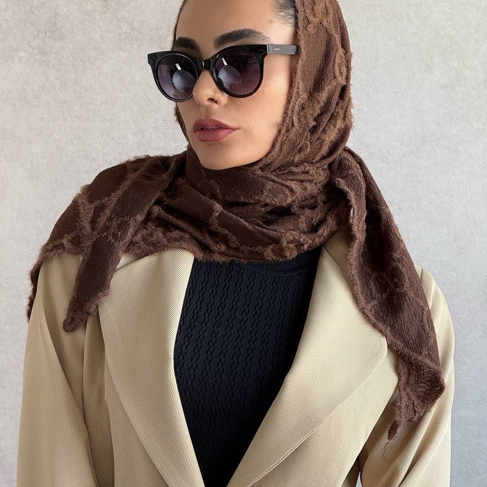 روسری سه گوش گوچی حوله ای