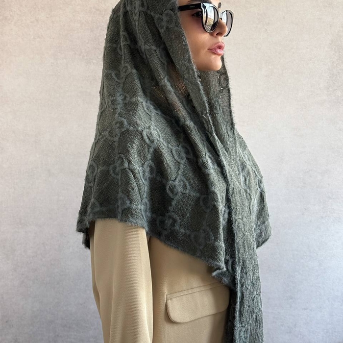 روسری سه گوش گوچی حوله ای