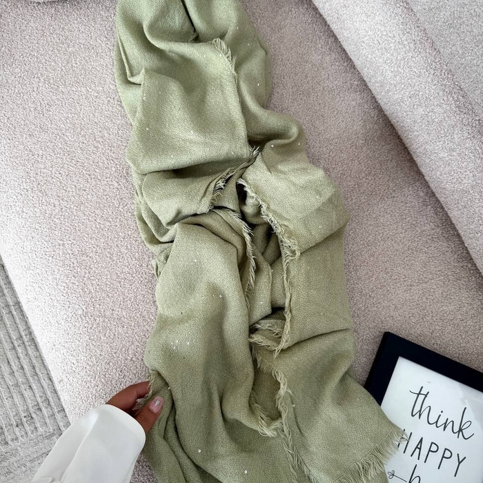 شال کنفی پولکی